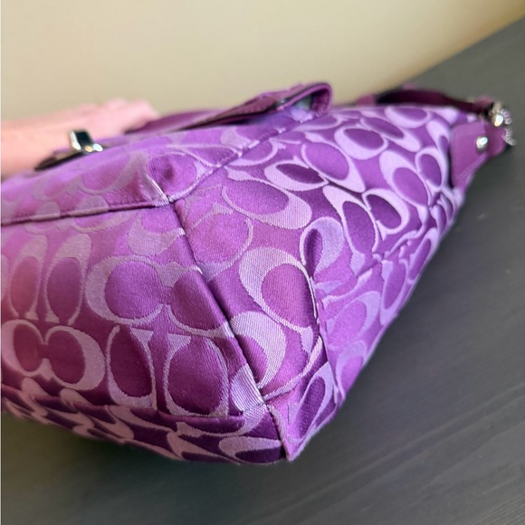 Coach Penelope Signature Sateen Convertible Shoulder Bag - Picture 8 of 12